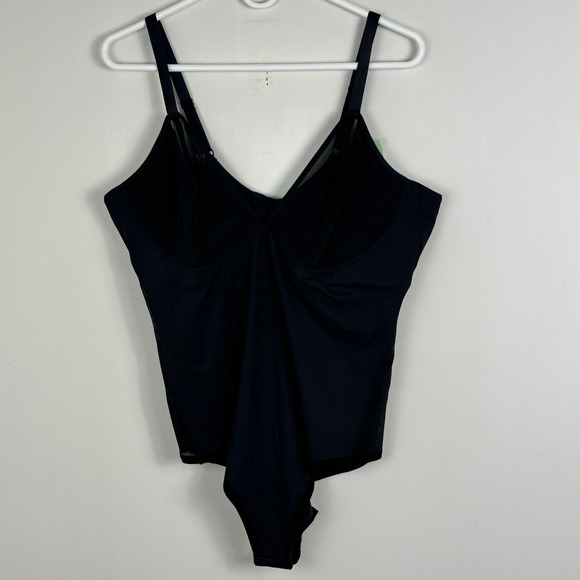 Knix Black Mesh Bodysuit Womens Size‎ XXXXL Ashley Graham NEW Canada Sheer Bra - Picture 14 of 15